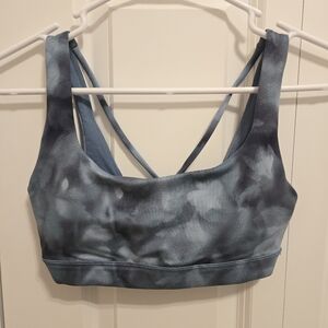 Athleta Exhale Printed Bra A-C, size XS